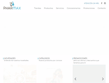 Tablet Screenshot of pharmax.com.pe